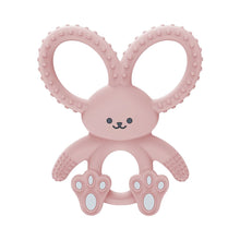 Mordedor de silicona conejo rosa