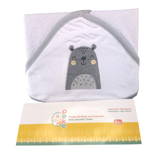 Toallas oso gris