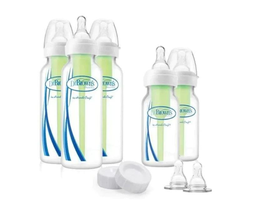 Set 5 Biberones Option + Dr. Browns