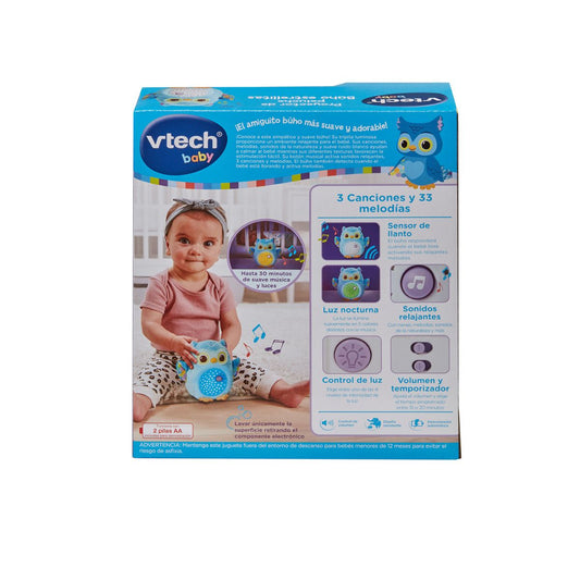 Proyector de Peluche Búho Estrellitas