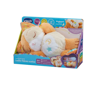 Peluche Para Dormir Gatito Dulces Sueños