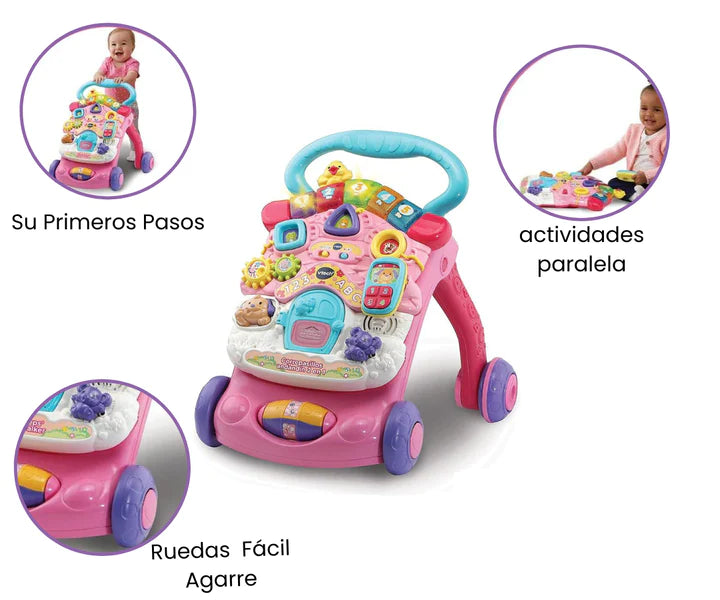 Correpasillos Andadin Rosa Vtech