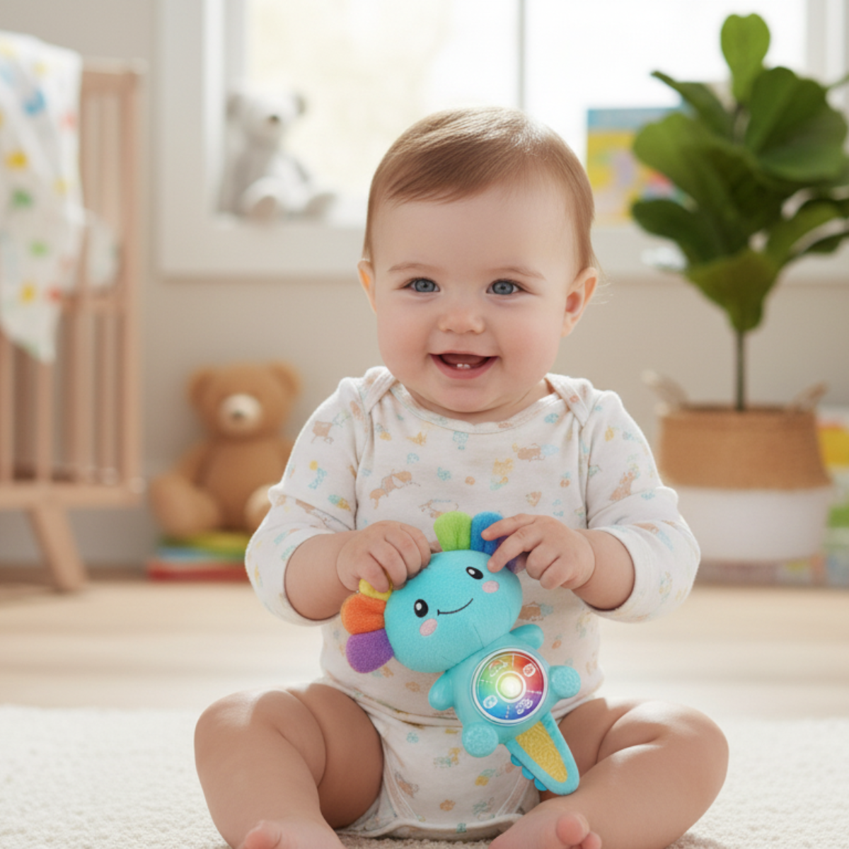 Peluche Bilingue Learning Up Rainbow Pal