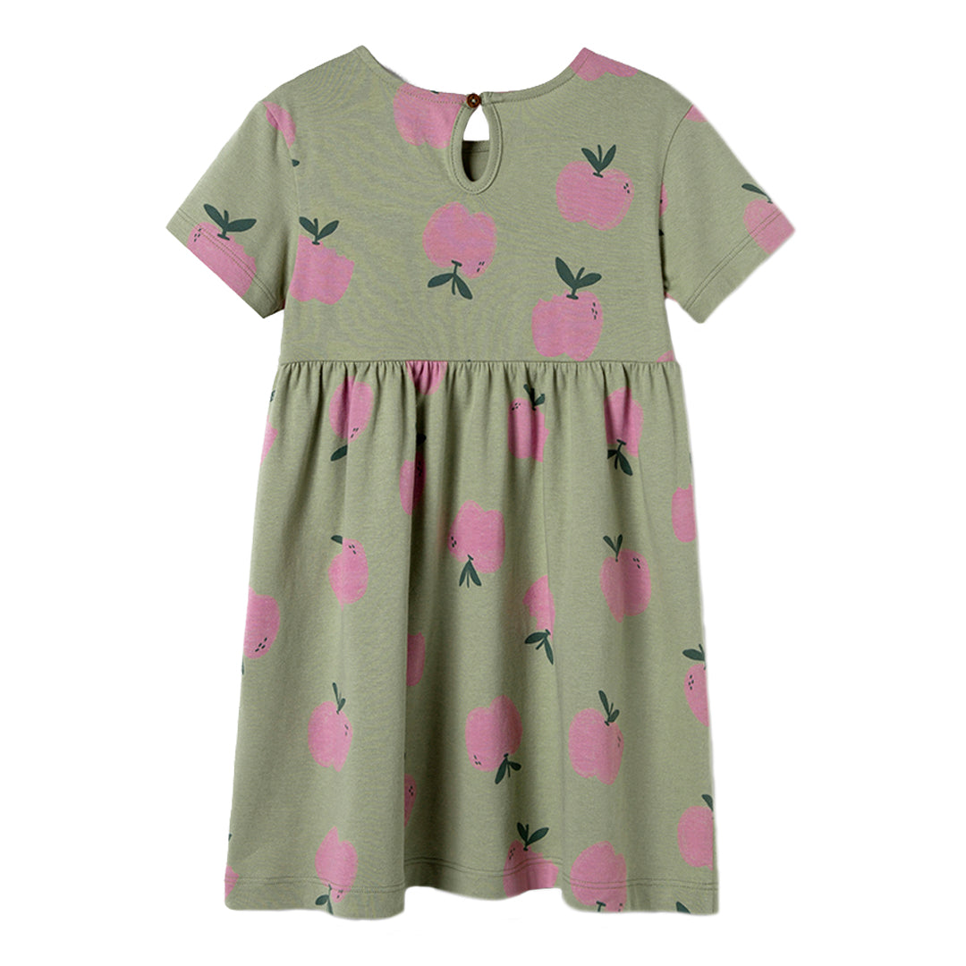 Vestido estampado de manga corta