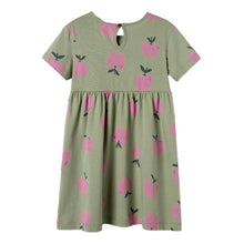 Vestido estampado de manga corta