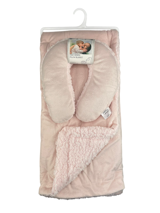 Cobija Rosa Con Soporte De Descanso | B4 Baby