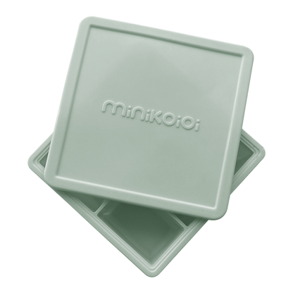 Recipiete de silicona para almacenar pure