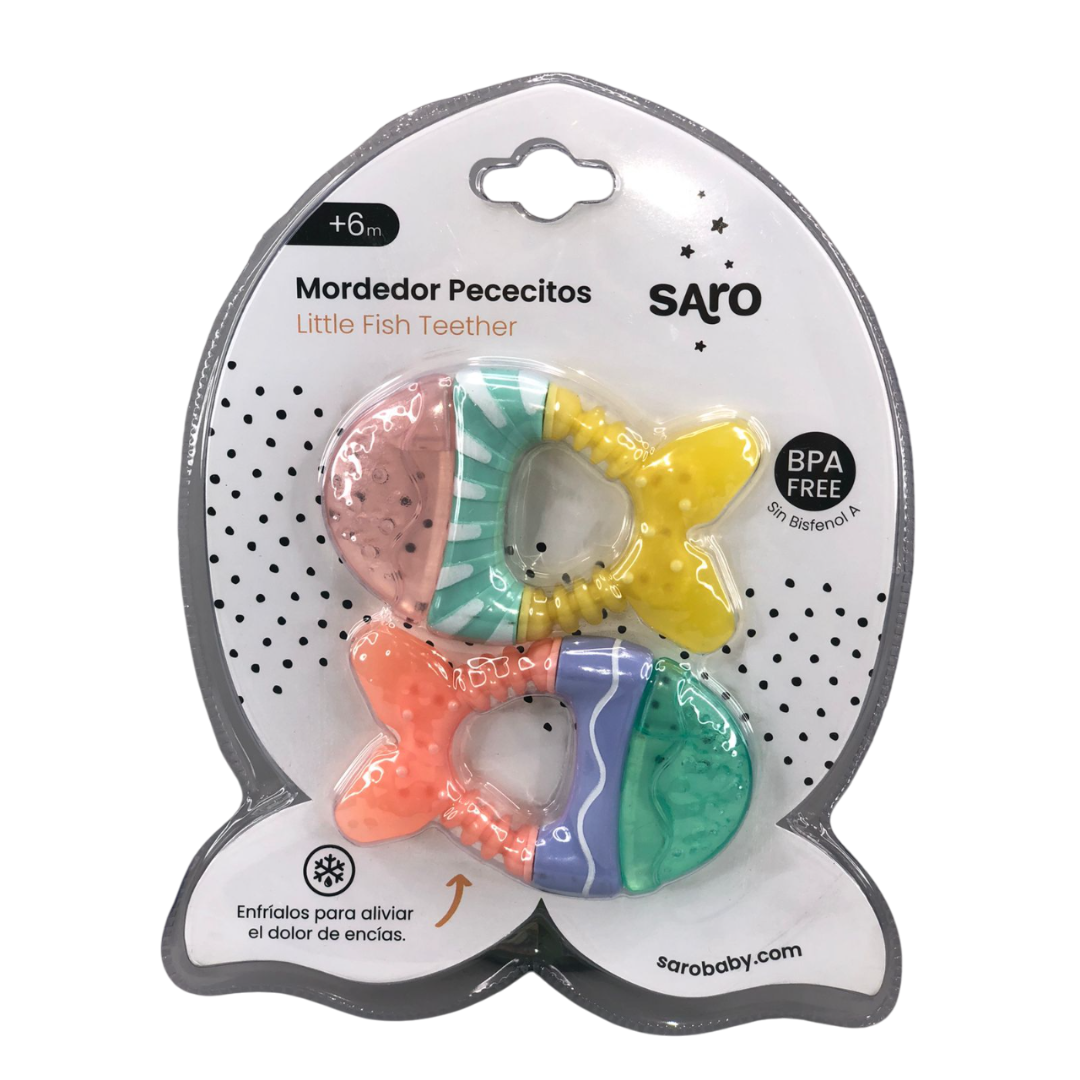 Mordedor con diseño de pez