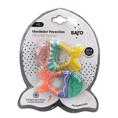 Mordedor con diseño de pez
