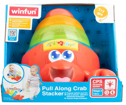 Apilador de cangrejo con arrastre