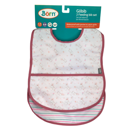 Baberos impermeables con bolsillo