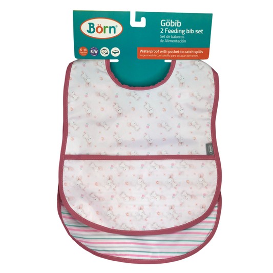 Baberos impermeables con bolsillo