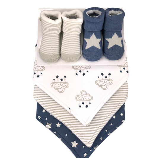 Set de baberos bandanas y medias