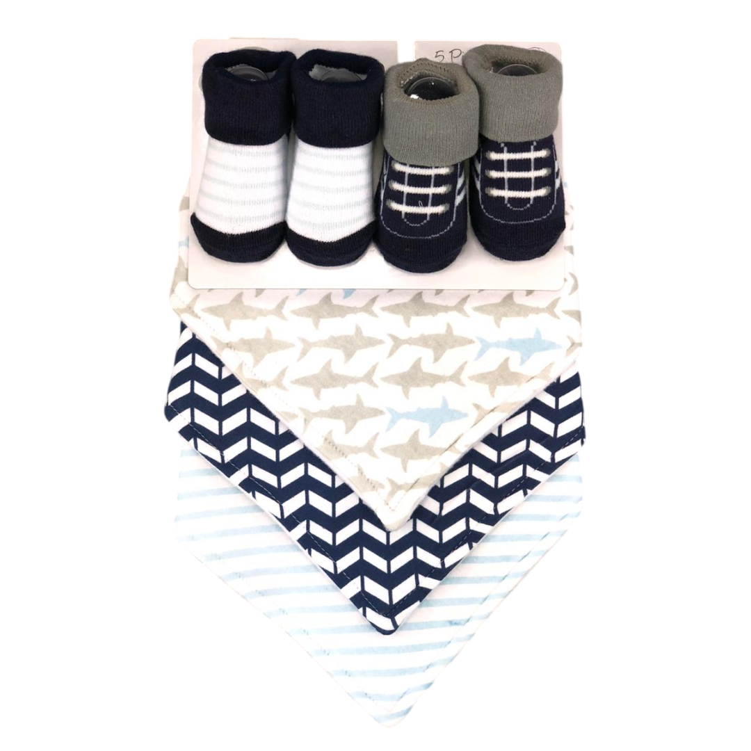 Set de baberos bandanas y medias