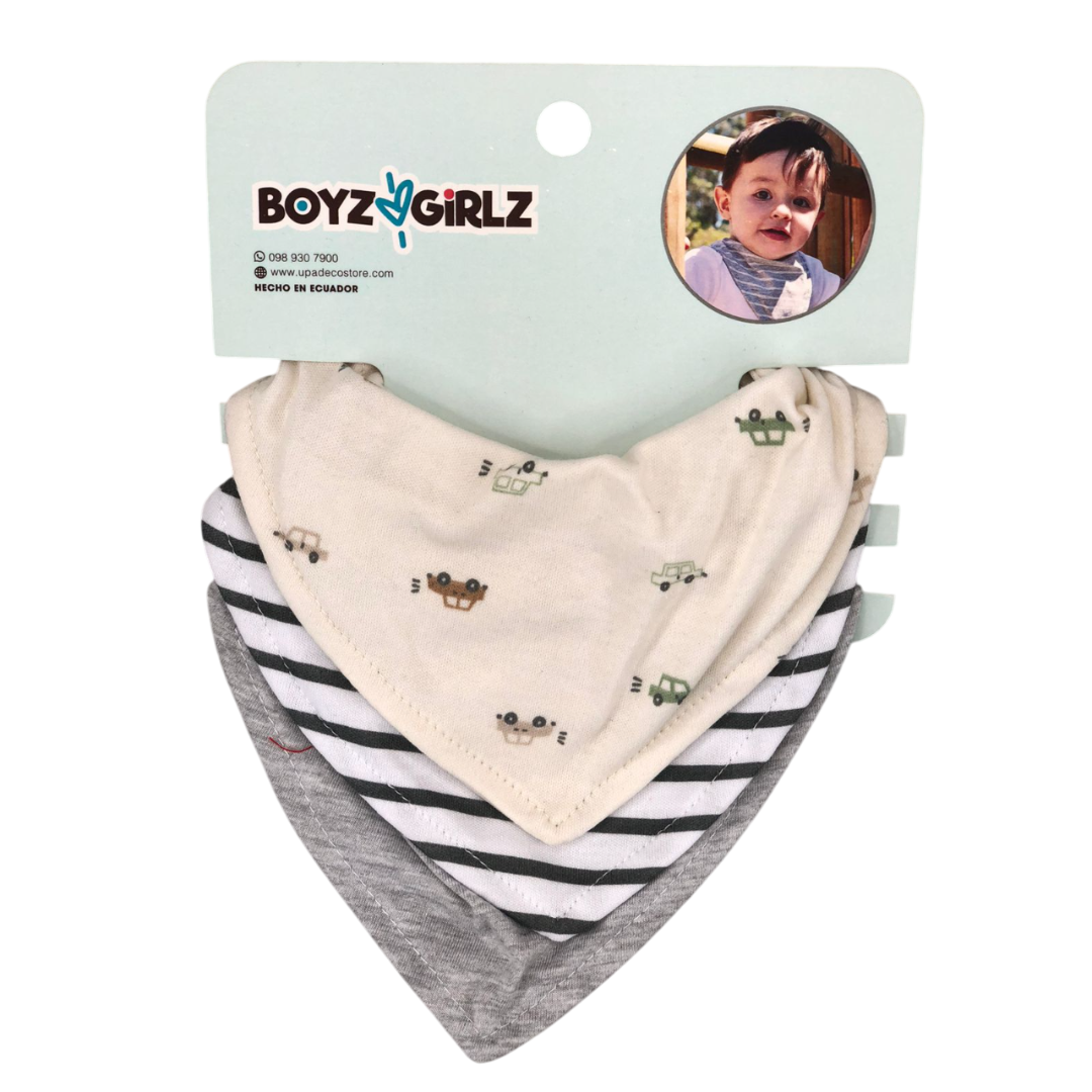 Set bandanas x3