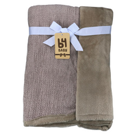 Cobija Con Textura B4 Baby | Taupe
