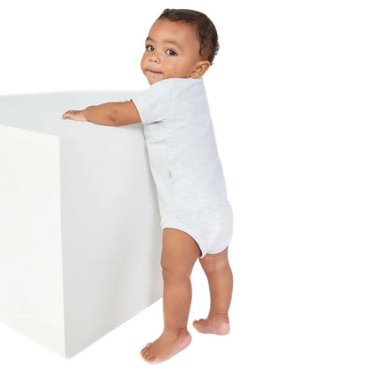 Body polo niño gris