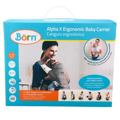 Canguro ergonómico con soporte