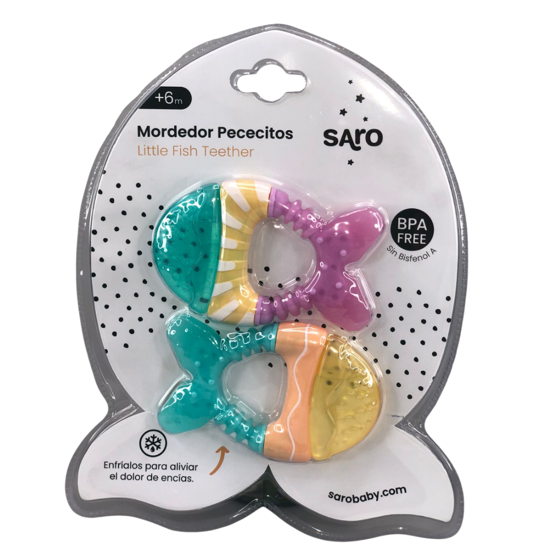 Mordedor con diseño de pez