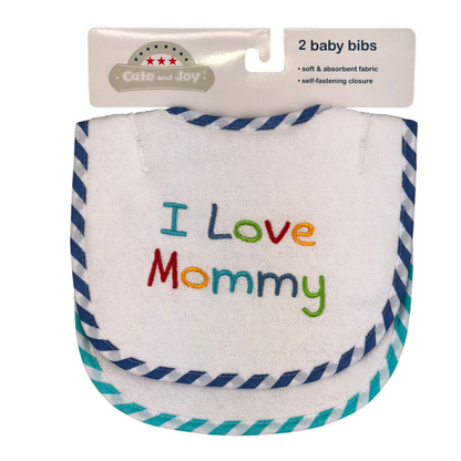 Baberos tipo toalla x2