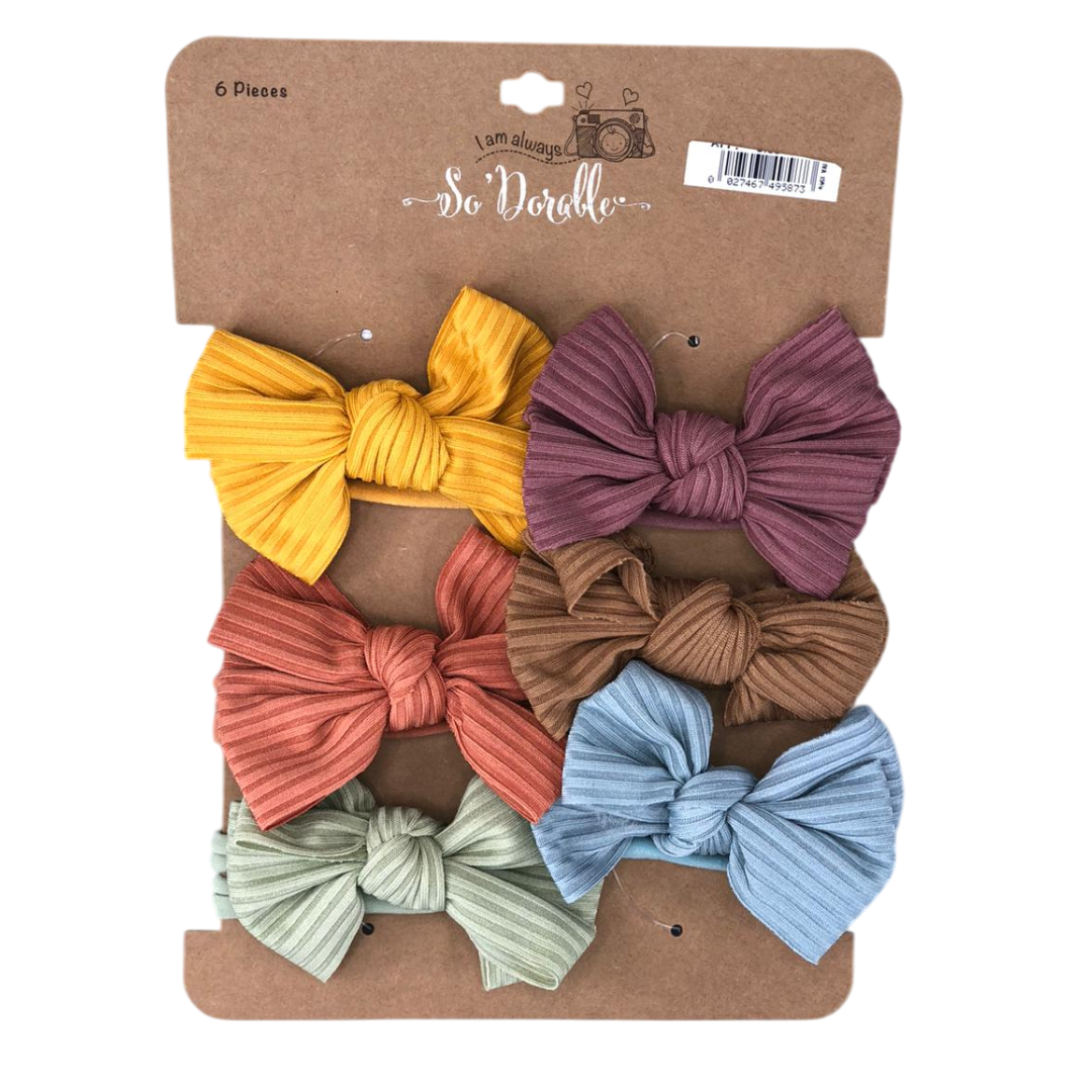 Cintillos de colores x6