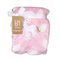 Cobija Con Tierno Diseño | Unicornio y Estrellas B4 Baby