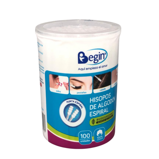 Cotonetes de algodón