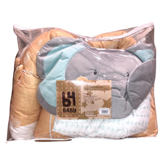 Juego de cuna elefante