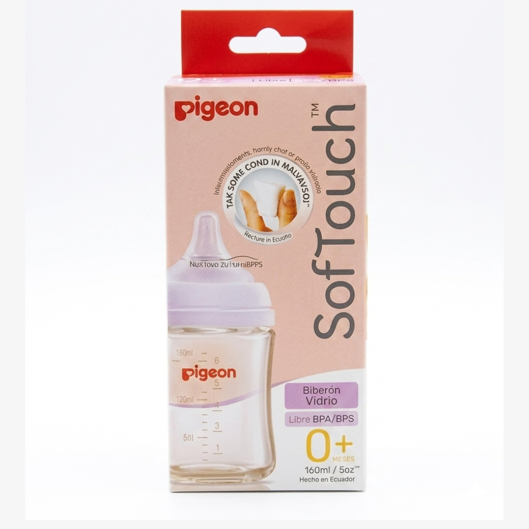 Biberón Pigeon Soft Touch | Vidrio 5 onzas