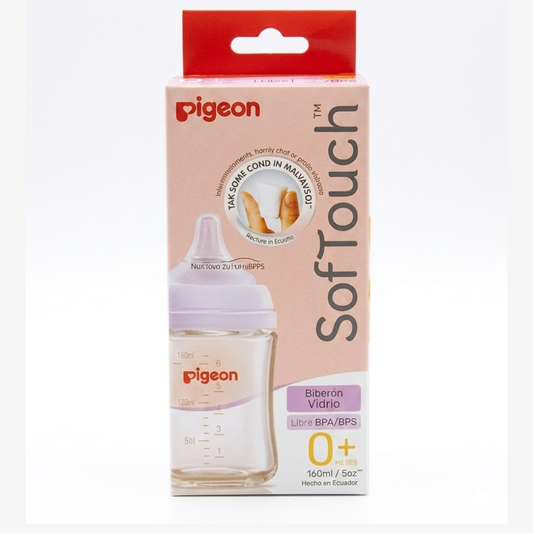 Biberón Pigeon Soft Touch | Vidrio 5 onzas