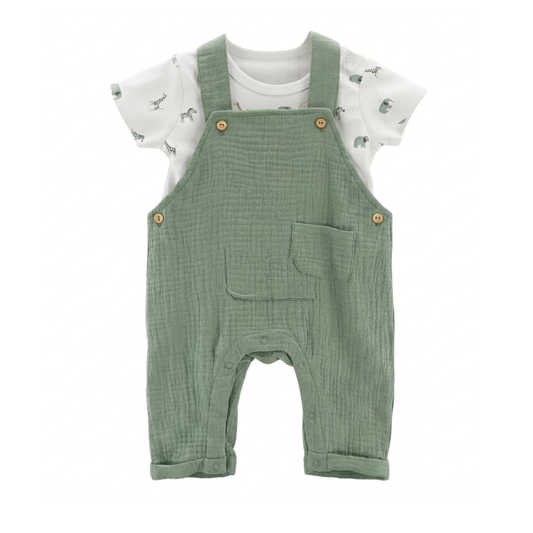 Conjunto Camiseta y Oberol | 3 a 6 meses