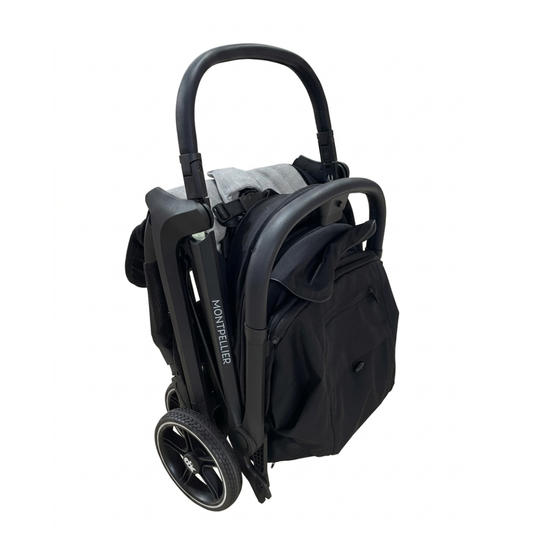Born dlx montpellier autofolding stroller grey