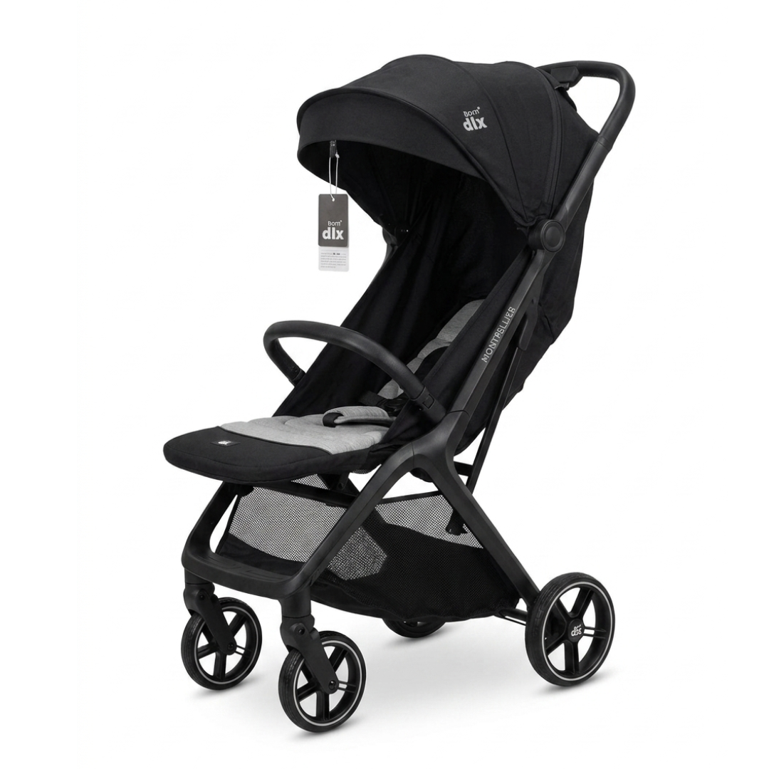 Born dlx montpellier autofolding stroller grey