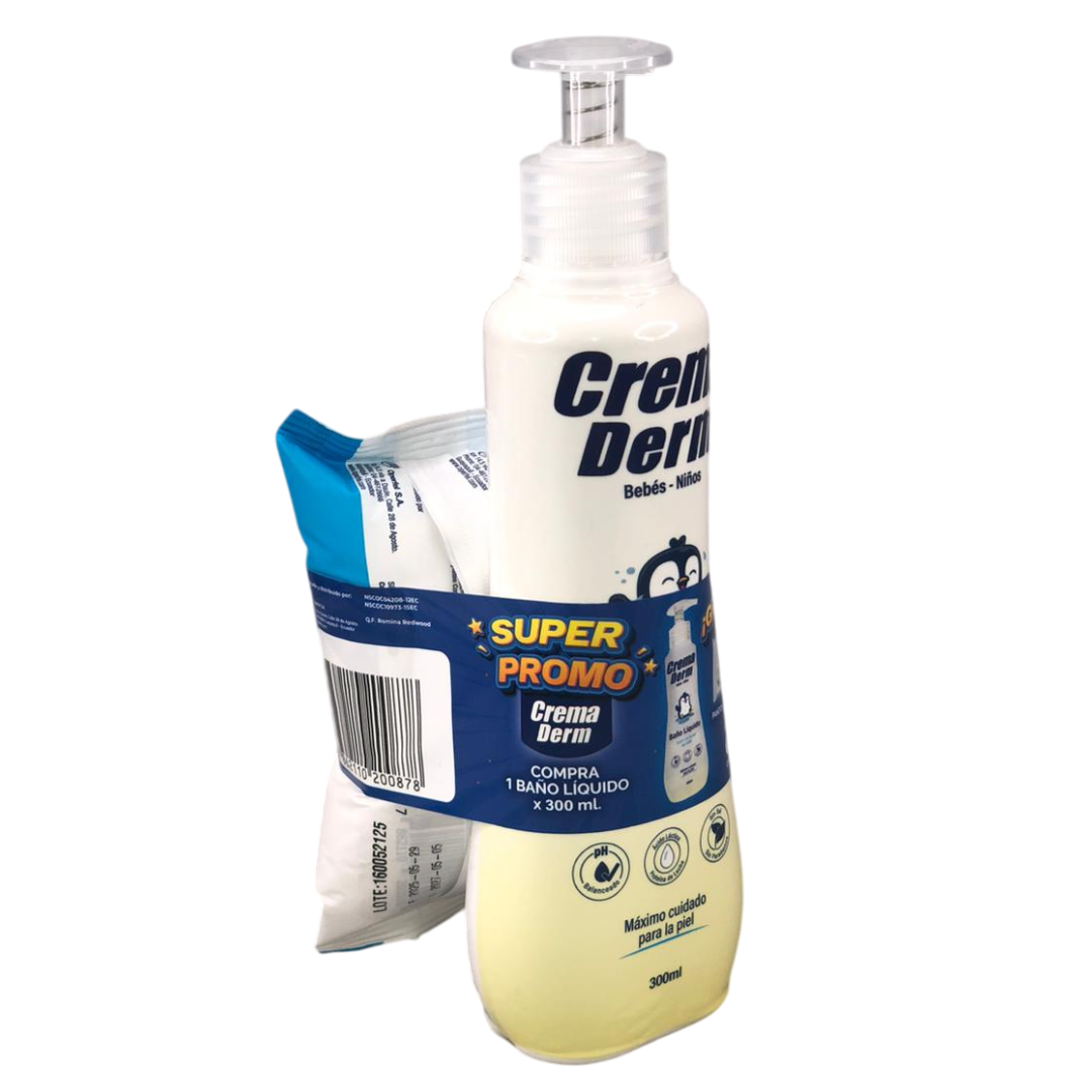 Gel de baño y pañitos húmedos