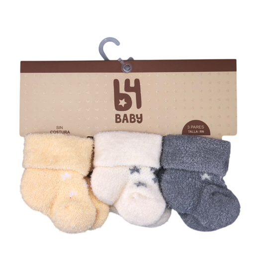 Set Medias X3 | Mixto B4 Baby