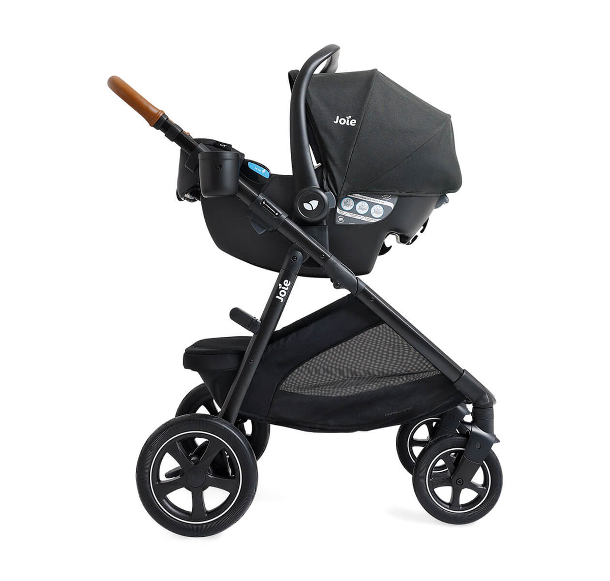 Coche Ginger LX TS W/ Ics Base Adpt | Shale - Joie