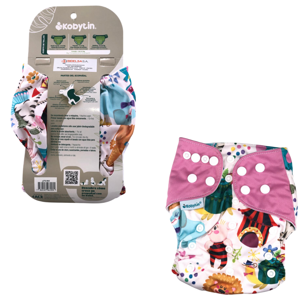 Pañal ecológico ajustable