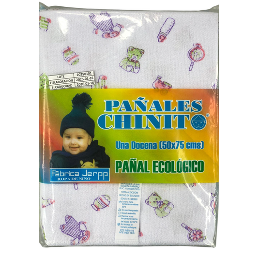 Pañales de tela x12