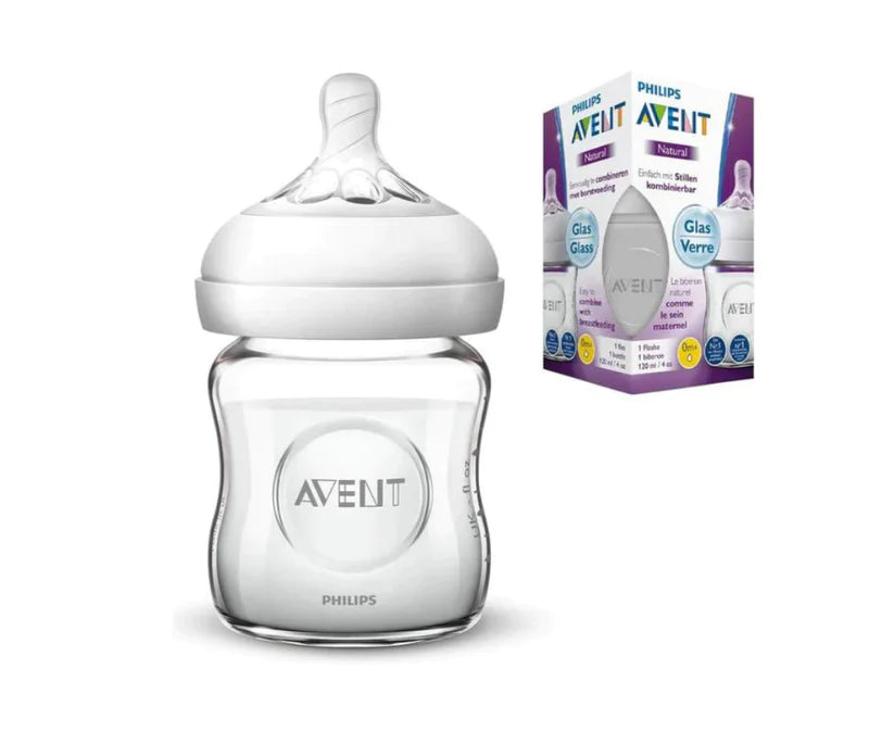 Biberon Natural De Vidrio 120 Ml Avent