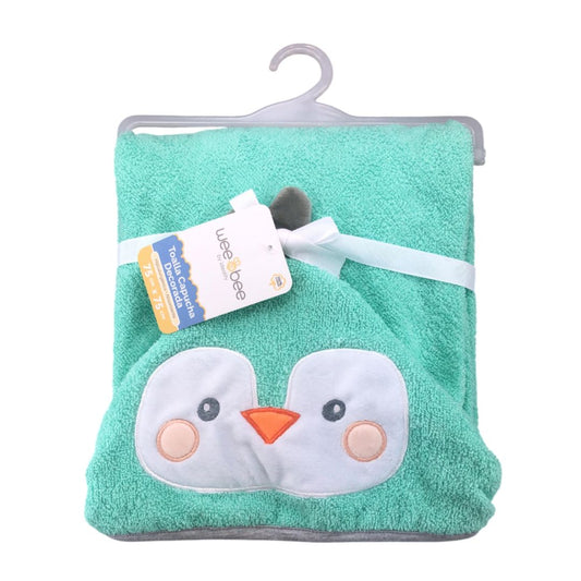 Toalla de baño capucha bordada 75x75cm