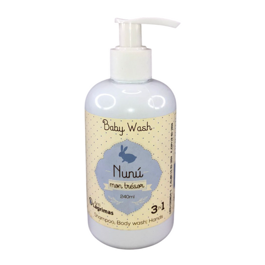 Jabón para bebés 240ml 3 en 1