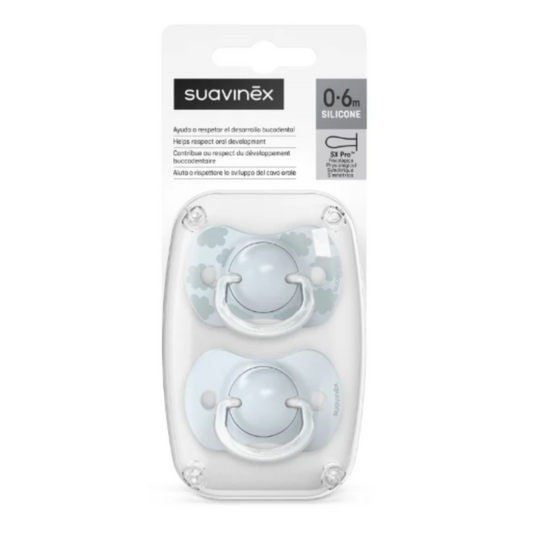 Pacificador de silicona x2  0 a 6m