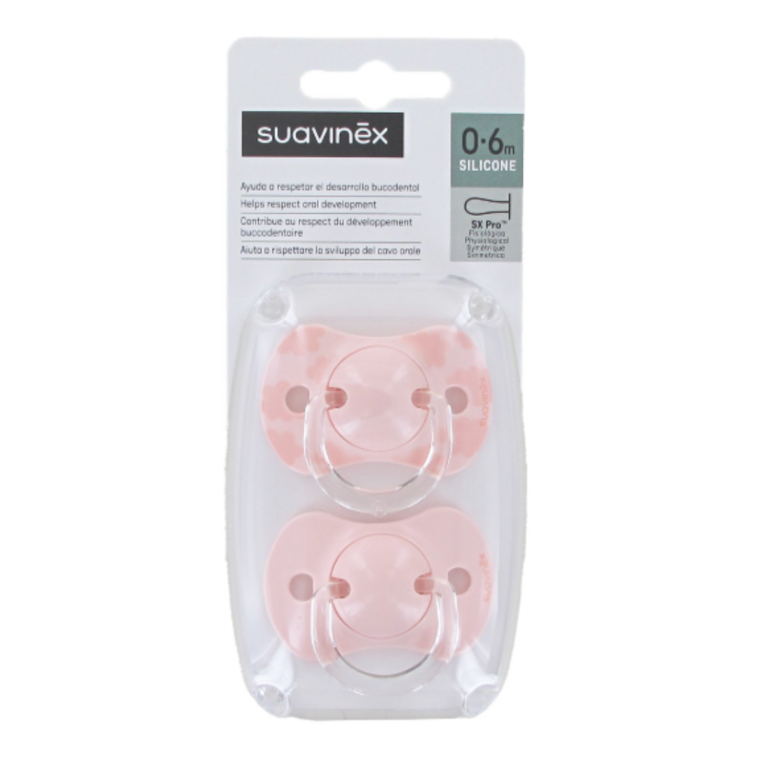 Pacificador de silicona x2  0 a 6m