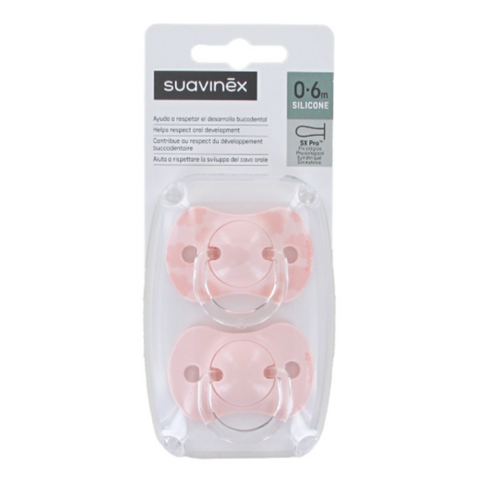 Pacificador de silicona x2  0 a 6m