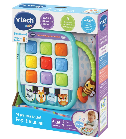 Mi primera tablet Pop It musical Vtech