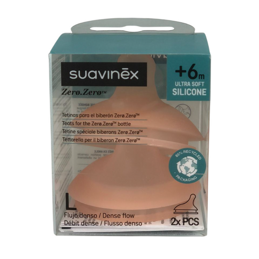 Tetina zero zero flujo denso +6 meses