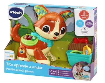 Perrito infantil paseos tito aprende a andar