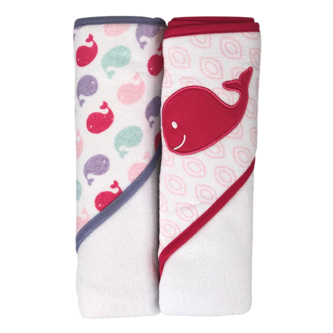 Set 2 toallas con capucha