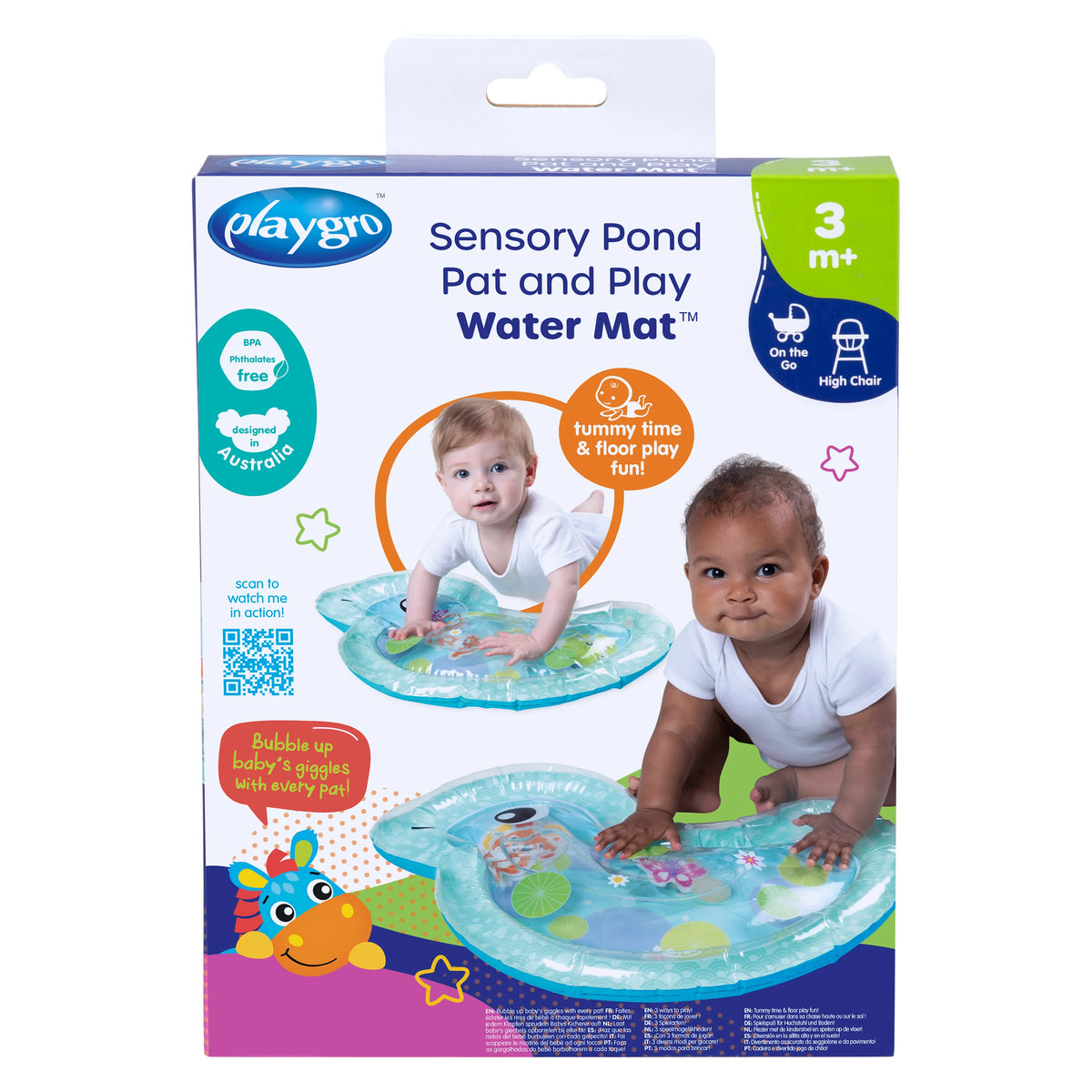 Alfombra Sensorial Con Agua Pond Pat