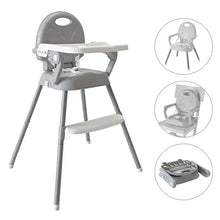 Silla De Comer Spoony 3 En 1 | Gris Kikkaboo